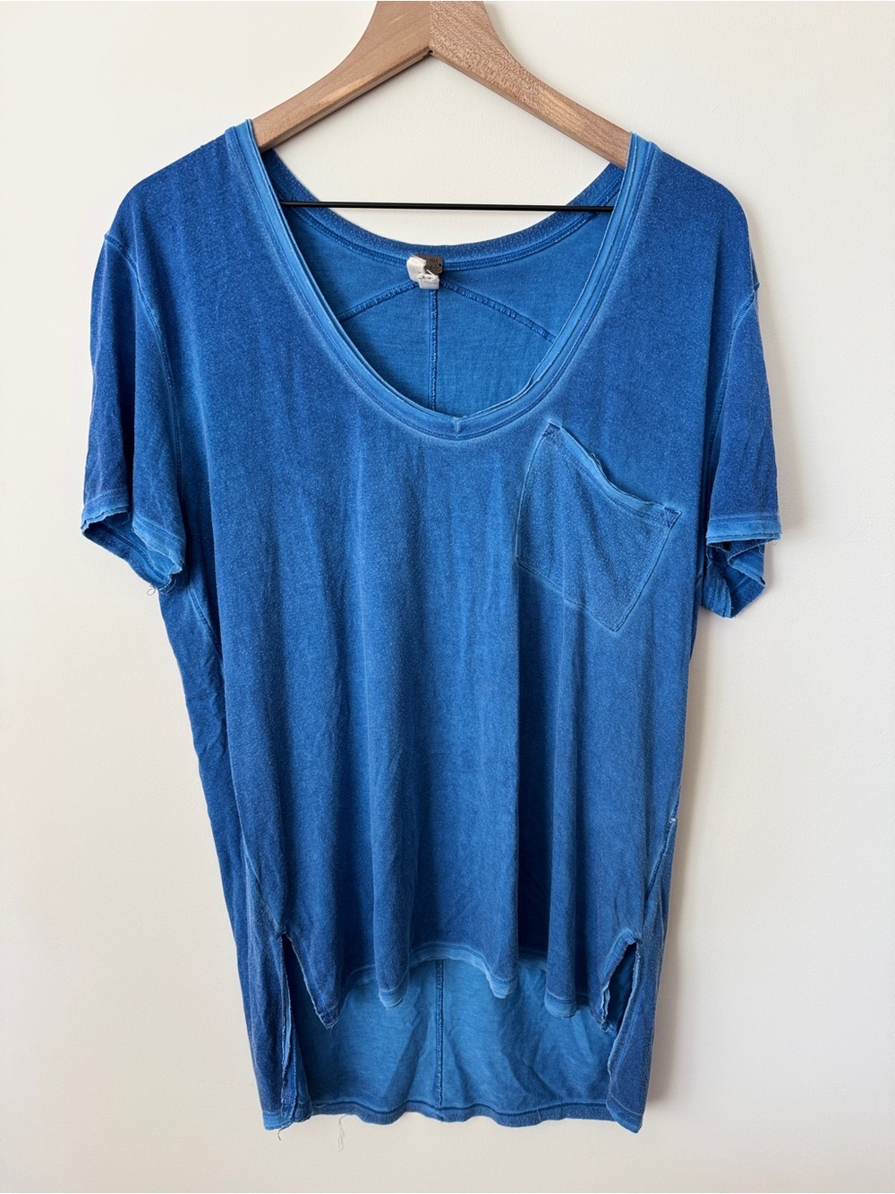 Free People Women’s Blue Top Blouse